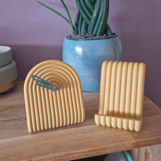 Clock and Phone Stand Set